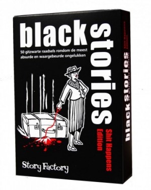 Story Factory: Black Stories Shit Happens - kaartspel