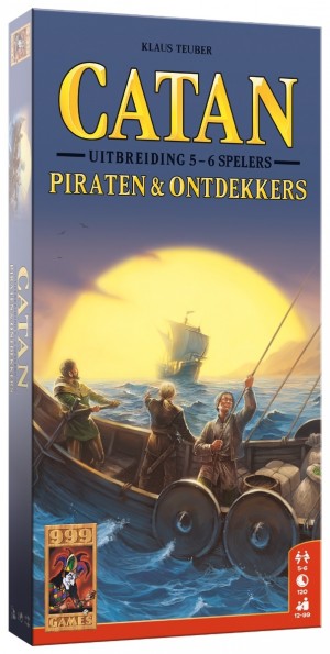 999 Games: Kolonisten van Catan Piraten en Ontdekkers 5/6 spelers - bordspel
