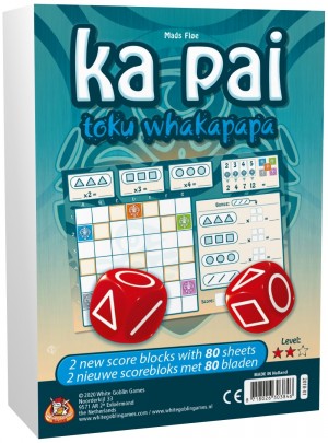 White Goblin Games: Ka Pai scoreblokken Toku Whakapapa - dobbelspel