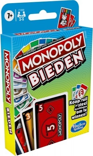 Hasbro: Monopoly Bieden - kaartspel