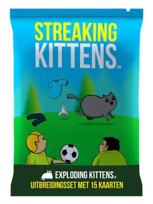 Exploding Kittens uitbr. Streaking Kittens NL - kaartspel