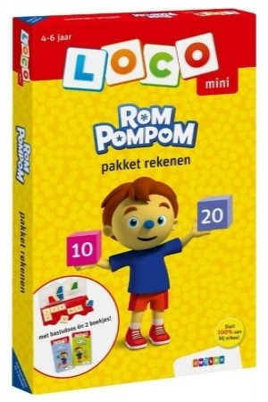 Zwijsen: Mini Loco RomPomPom pakket Rekenen - kinderspel