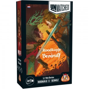 White Goblin Games: Unmatched Roodkapje vs Beowulf - tactisch bordspel