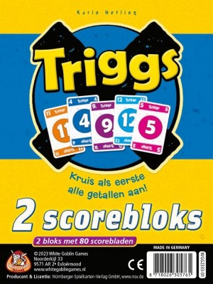 White Goblin Games: Triggs Scoreblokken (2 stuks)