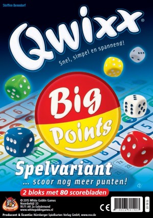 Qwixx - Scoreblok Big Points