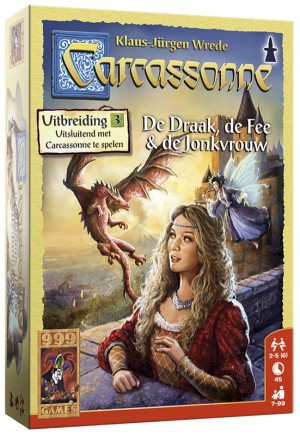 Carcassonne uitbr. 3 Draak, Fee en Jonkvrouw