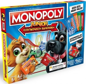 Hasbro: Monopoly Junior Electronisch Bankieren - bordspel