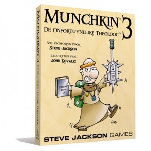 Steve Jackson Games: Munchkin NL uitbr. 3: De Onfortuijnlijke Theoloog - kaartspel