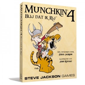 Steve Jackson Games: Munchkin NL uitbr. 4 Blij dat ik rij - kaartspel