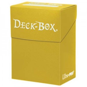 Deckbox Yellow - opbergdoos kaarten