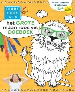 Zwijssen: Het Grote Maan Roos Vis Doekboek - educatief