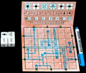 railroad ink vuurrode versie railroad ink red tekenspel puzzelspel