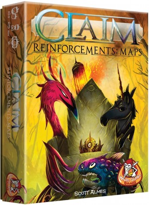 White Goblin Games: Claim uitbr. Reinforcements Maps - kaartspel