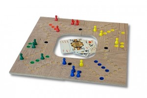 Het Tokkenspel puzzelbord 4 spelers - bordspel