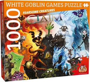 White Goblin Games: Claim legpuzzel Fearsome Creatures (1000 stukjes)