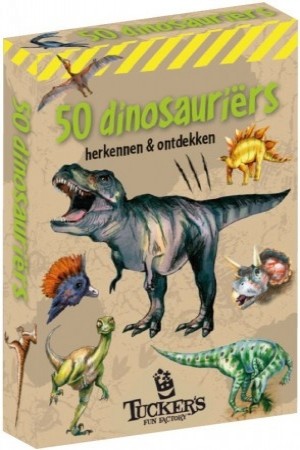 Tucker's Fun Factory: 50 Dinosauriërs - kaartspel