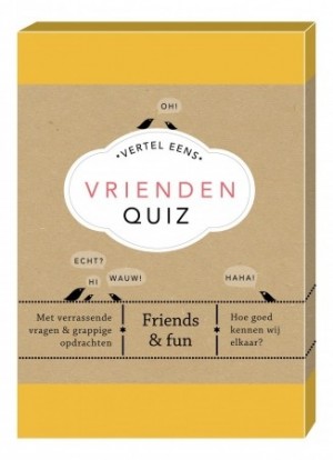 Vertel Eens Vrienden Quiz - vragenspel