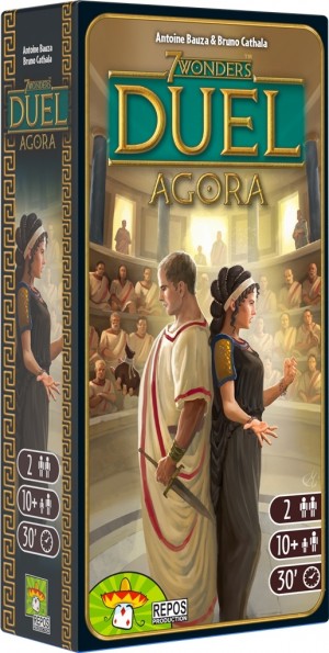 Repos: 7 Wonders Duel uitbr. Agora - kaartspel