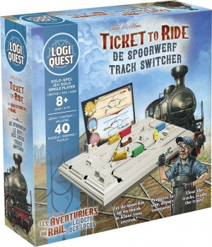 Asmodee: Ticket to Ride Logiquest De Spoorwerf - denkspel