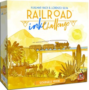 White Goblin Games: Railroad Ink Goudgele Versie - dobbelspel