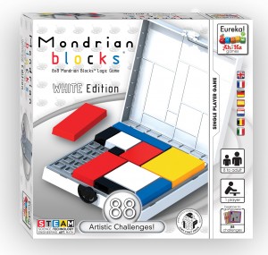 Eureka: AhHa Mondrian Blocks White - denkspel