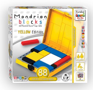 Eureka: AhHa Mondrian Blocks Yellow - denkspel