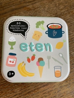 50 spelletjeskaarten voor kinderen Eten - kinderspel