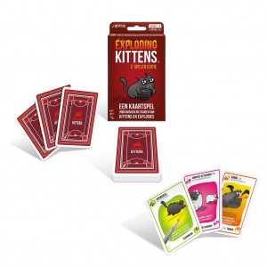 Exploding Kittens 2-speler editie - kaartspel