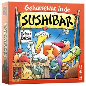 999 Games: Geharrewar in de Sushibar - dobbelspel