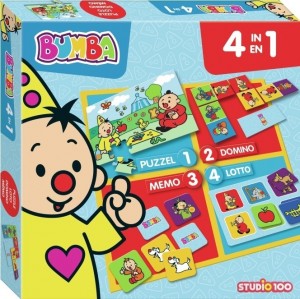 Studio 100: Bumba 4in1 spellendoos - kinderspel