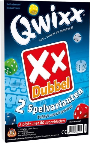 White Goblin Games: Qwixx Dubbel Scoreblokken