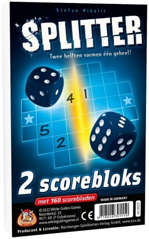 White Goblin Games: Splitter Scoreblokken