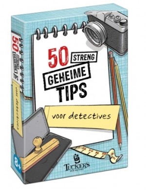 Tucker's Fun Factory: 50 Streng Geheime Tips voor Detectives - kaartspel