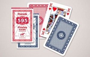 Piatnik: Bridgekaarten speelkaarten met linnen - kaartspel