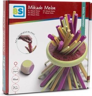 BS: Mikado Meloen - houten kinderspel OP = OP