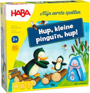 Haba: Mijn eerste spellen Hup, kleine Pinguin, hup - kinderspel