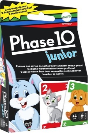 Mattel: Phase 10 Junior - kaartspel