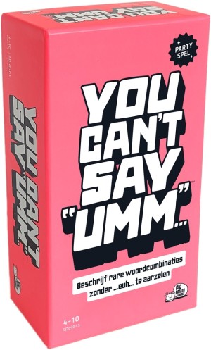 You Can't Say Uhm - Nederlandstalig partyspel