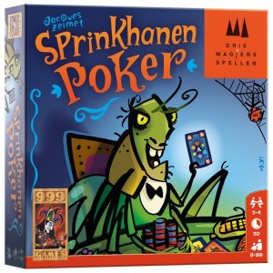 Drei Magiers Spellen: Sprinkhanenpoker - kaartspel
