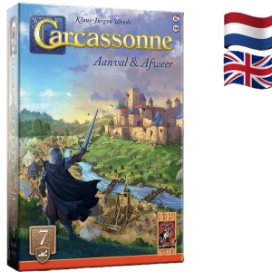 999 Games: Carcasonne uitbr. Aanval en Afweer - bordspel