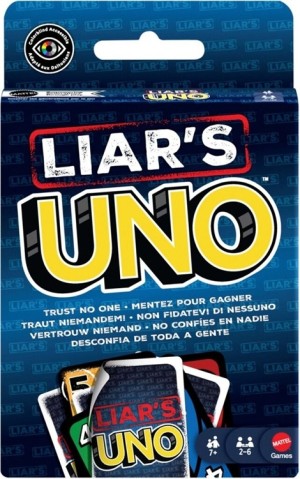 Mattel: Liar's Uno - kaartspel